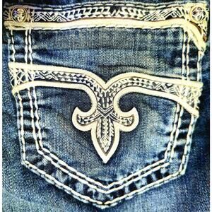 Medium Wash Easy Skinny Rock Revival Jeans "Phyllis" Tag Size: 29 Inseam: 30